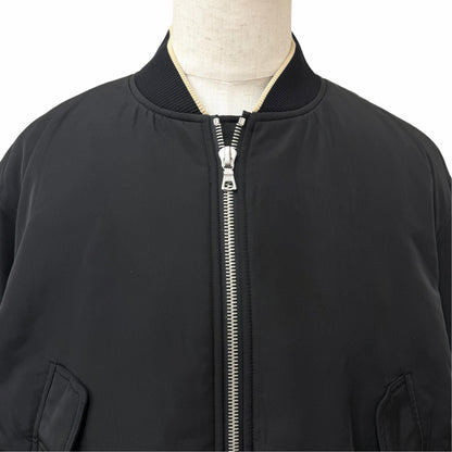 Bvlgari Dries Van Noten Back Zip Design Bomber Jacket Black — view 2