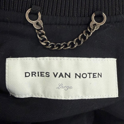 Bvlgari Dries Van Noten Back Zip Design Bomber Jacket Black — view 7