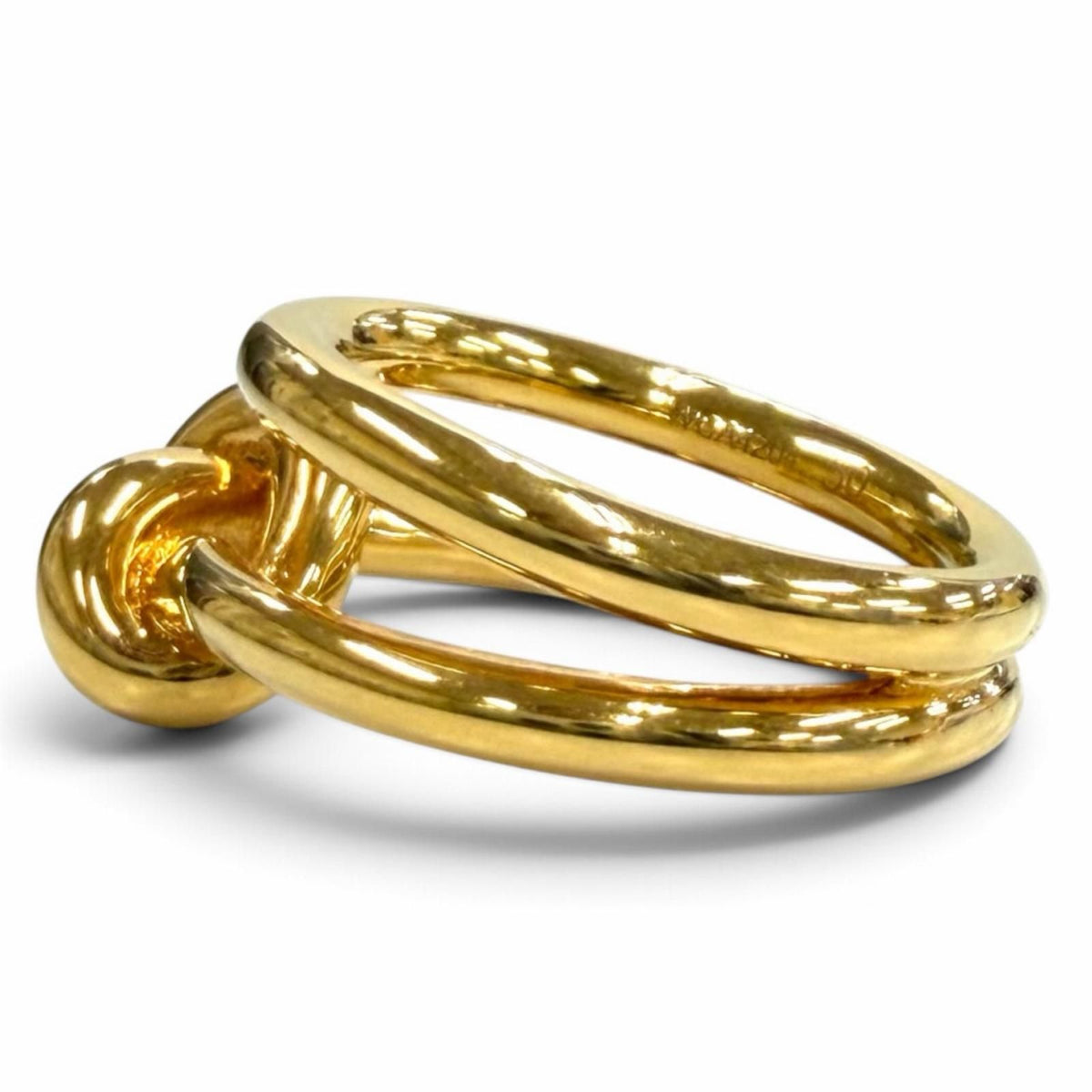 Celine Knot Double Ring Gold 50 JP — view 3