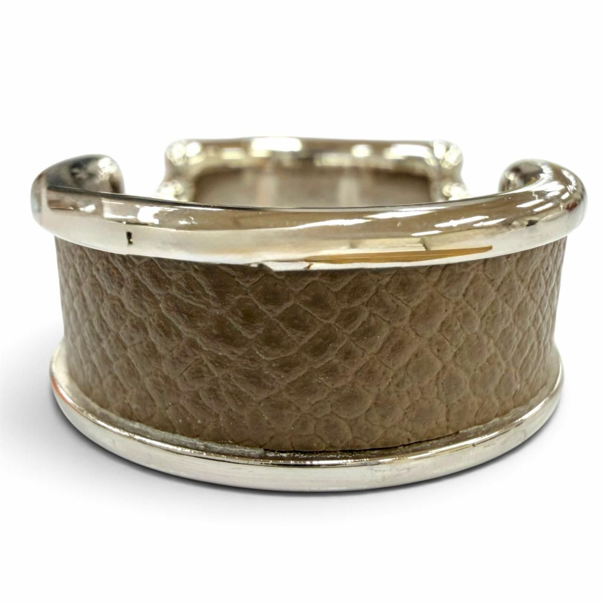 Hermes Olympe PM Ring Veau Madame Etoupe Silver S JP — view 5