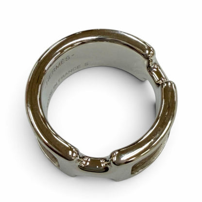Hermes Olympe PM Ring Veau Madame Etoupe Silver S JP — view 6