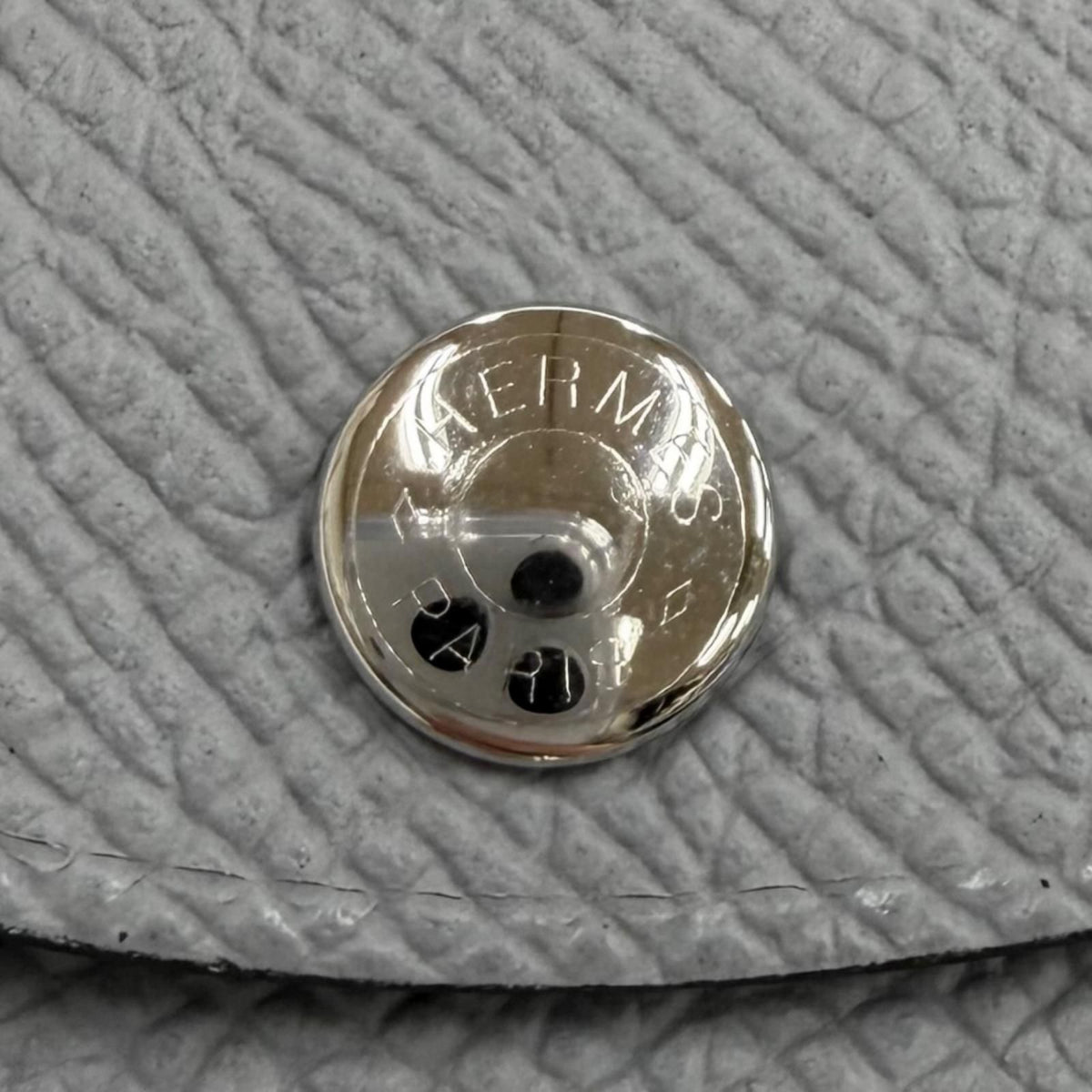 Hermes Calvi Duo Gray Pantin Veau Epsom Sellier Bifold Wallet — view 8