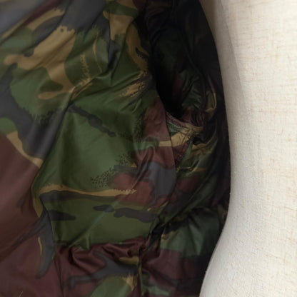 Celine Camouflage Stand Collar Down Jacket Puffer Gray 44 — view 5