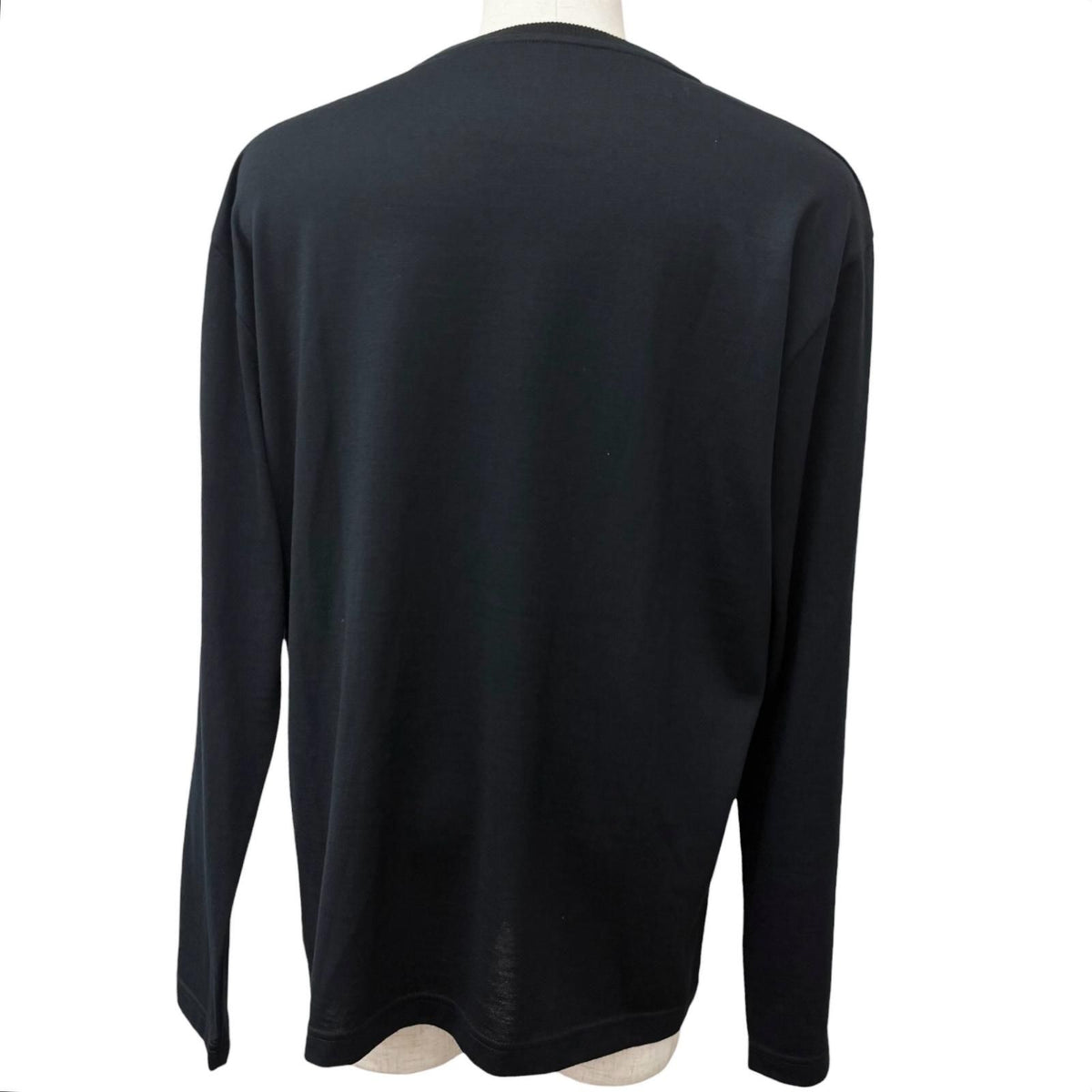 Louis Vuitton Wool 100% Embellished Crew Neck Sweater Black — view 4