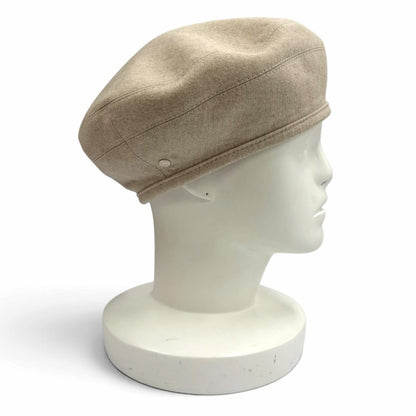 Hermes Saint Honore Cashmere 100% Clou de Selle Parisienne Patch Beret 57 Hat — view 2