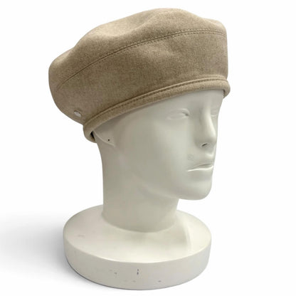 Hermes Saint Honore Cashmere 100% Clou de Selle Parisienne Patch Beret 57 Hat