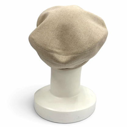 Hermes Saint Honore Cashmere 100% Clou de Selle Parisienne Patch Beret 57 Hat — view 3