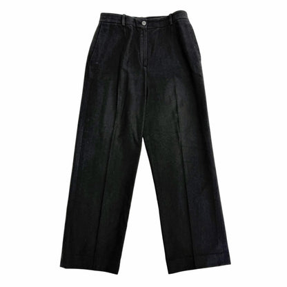 Hermes Cashmere 100% Martin Margiela Era H Logo Button Center Crease Pants
