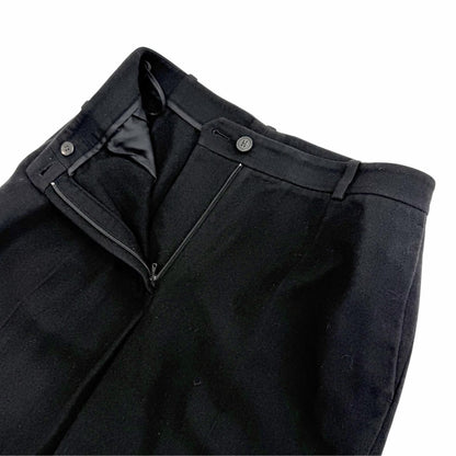 Hermes Cashmere 100% Martin Margiela Era H Logo Button Center Crease Pants — view 6