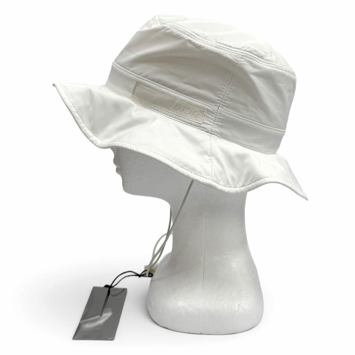 Dior Homme Bucket Hat with Logo Patch White 59 — view 2