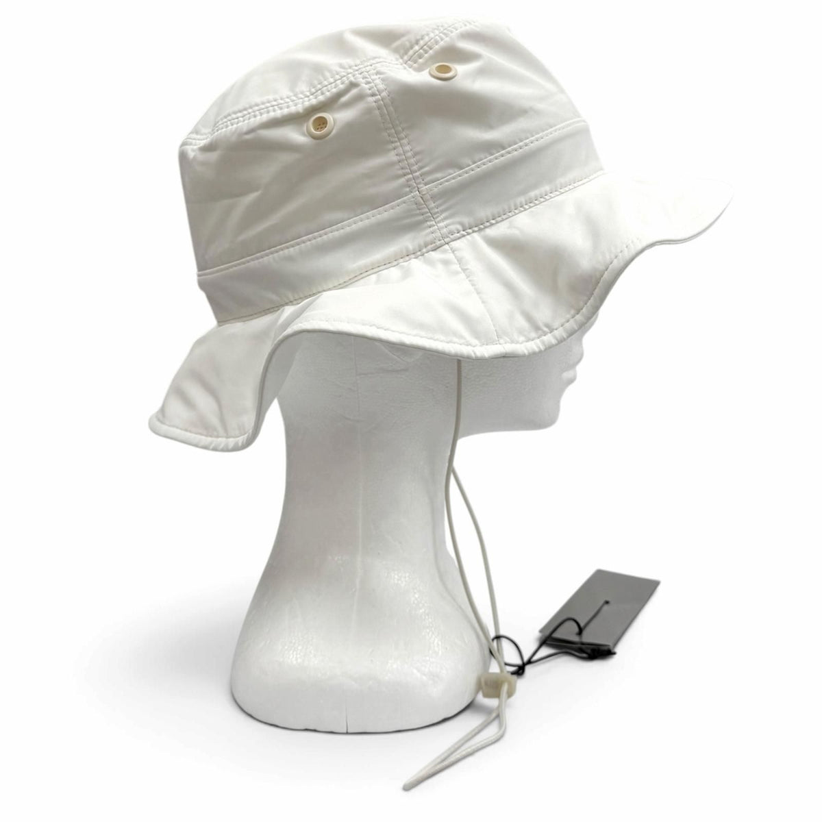 Dior Homme Bucket Hat with Logo Patch White 59 — view 4