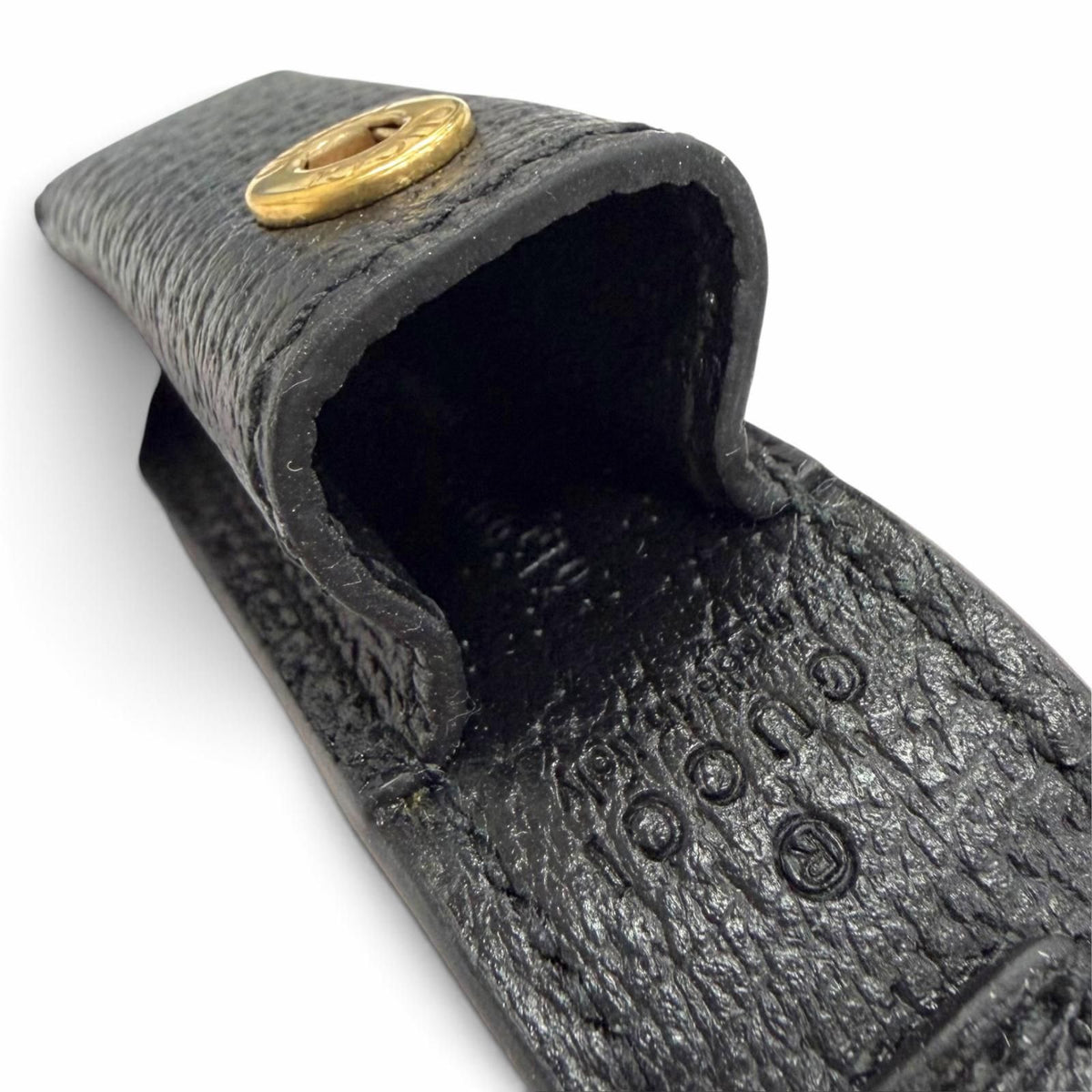 Gucci GG Marmont Chain Leather Lip Case Black Gold — view 7
