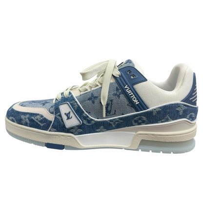 Louis Vuitton LV Trainer Line Monogram Denim Low-Top Sneakers — view 6