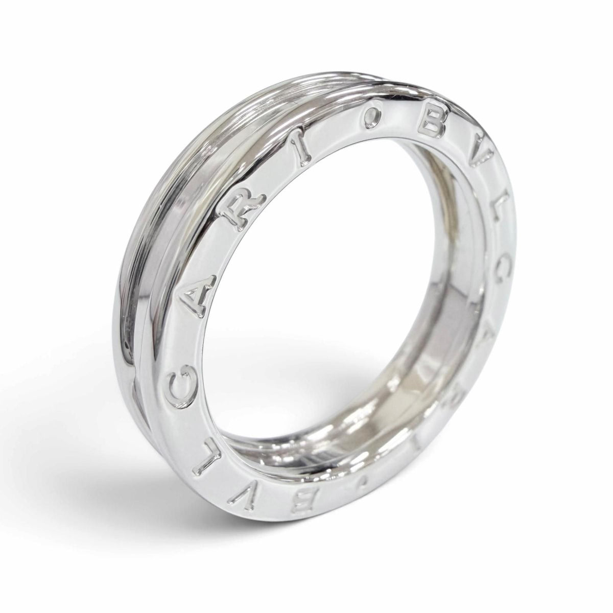 Bvlgari B.zero1 Band Ring 750 White Gold
