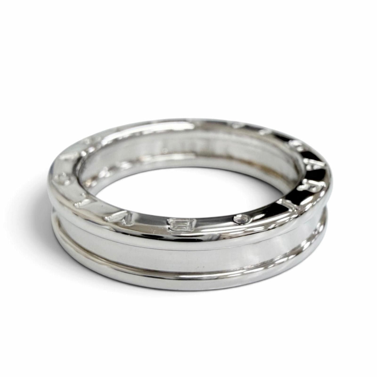 Bvlgari B.zero1 Band Ring 750 White Gold — view 2