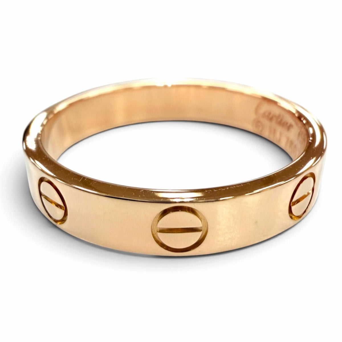 Cartier Love Ring Small Model 750 Pink Gold 55 JP — view 3