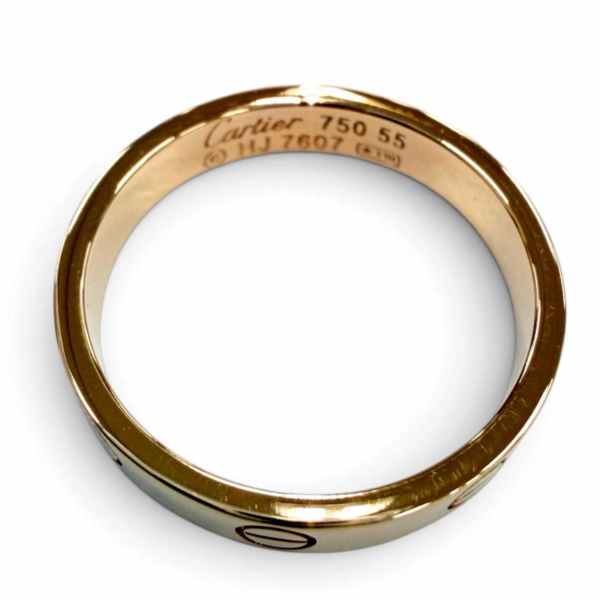 Cartier Love Ring Small Model 750 Pink Gold 55 JP — view 5