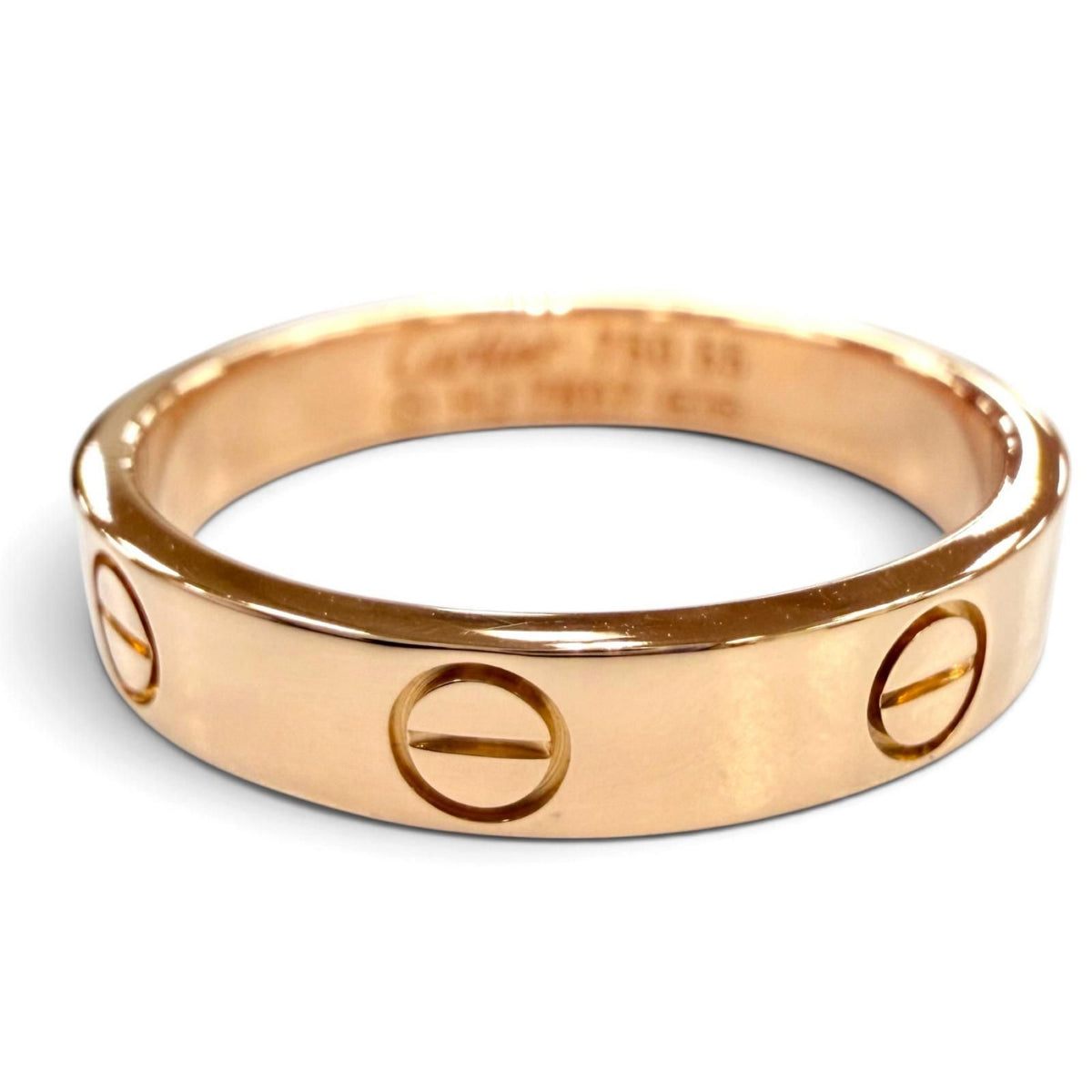Cartier Love Ring Small Model 750 Pink Gold 55 JP