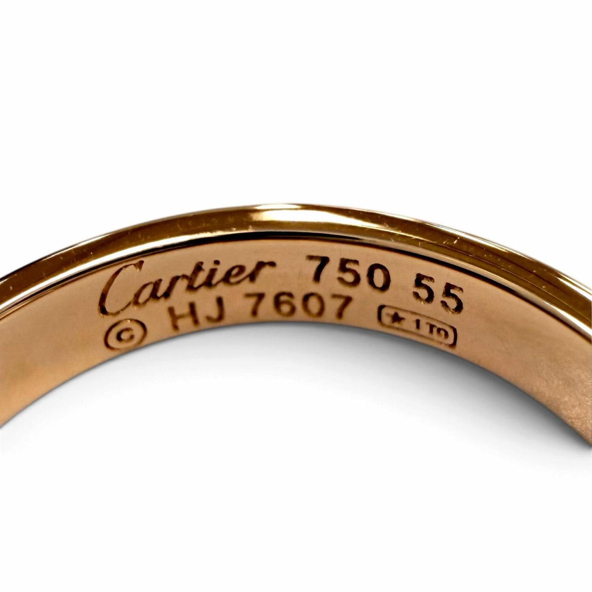 Cartier Love Ring Small Model 750 Pink Gold 55 JP — view 6