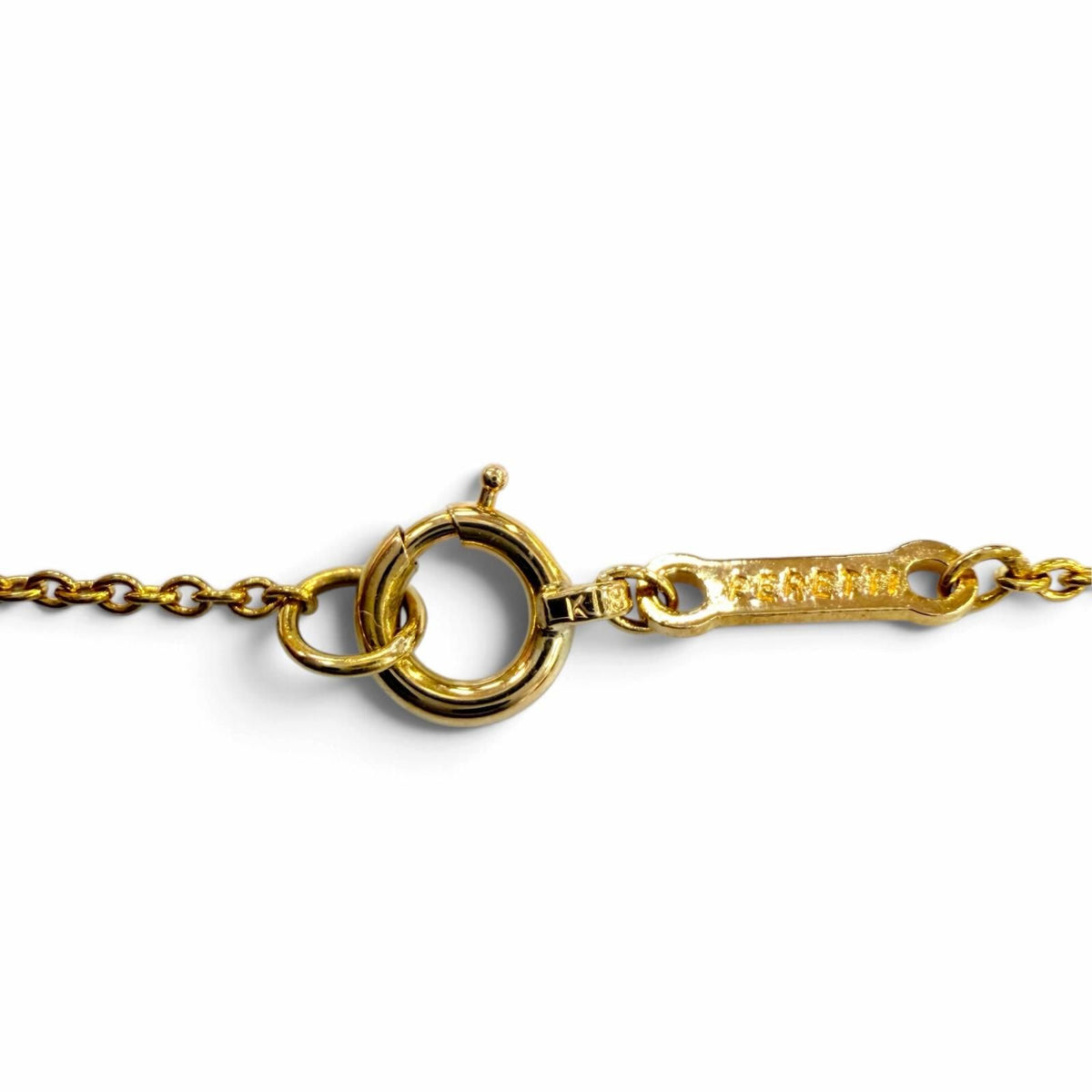 Tiffany & Co Elsa Peretti Bean Design Pendant 18k Necklace Yellow Gold — view 6