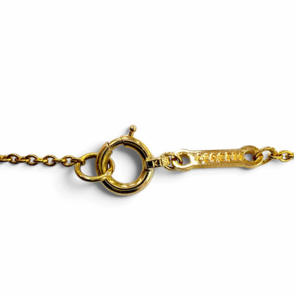 Tiffany & Co Elsa Peretti Bean Design Pendant 18k Necklace Yellow Gold — view 6
