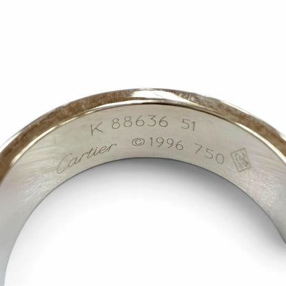 Cartier Love Ring Crack Model White Gold 51 JP — view 5