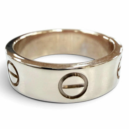 Cartier Love Ring Crack Model White Gold 51 JP — view 2