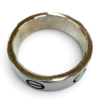 Cartier Love Ring Crack Model White Gold 51 JP — view 4