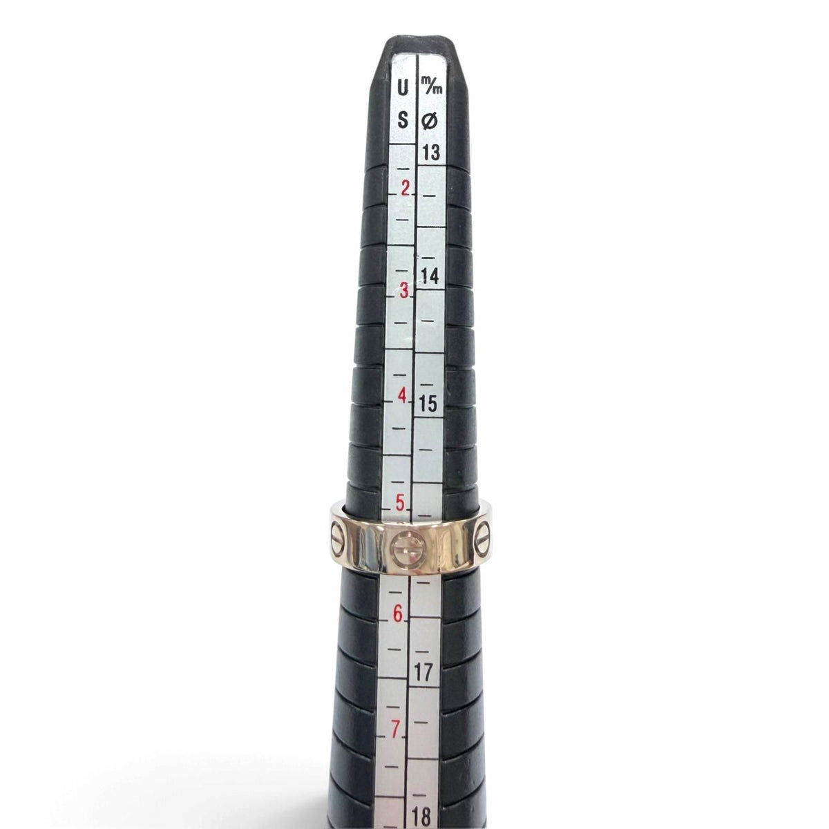 Cartier Love Ring Crack Model White Gold 51 JP — view 7