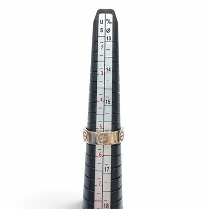 Cartier Love Ring Crack Model White Gold 51 JP — view 7