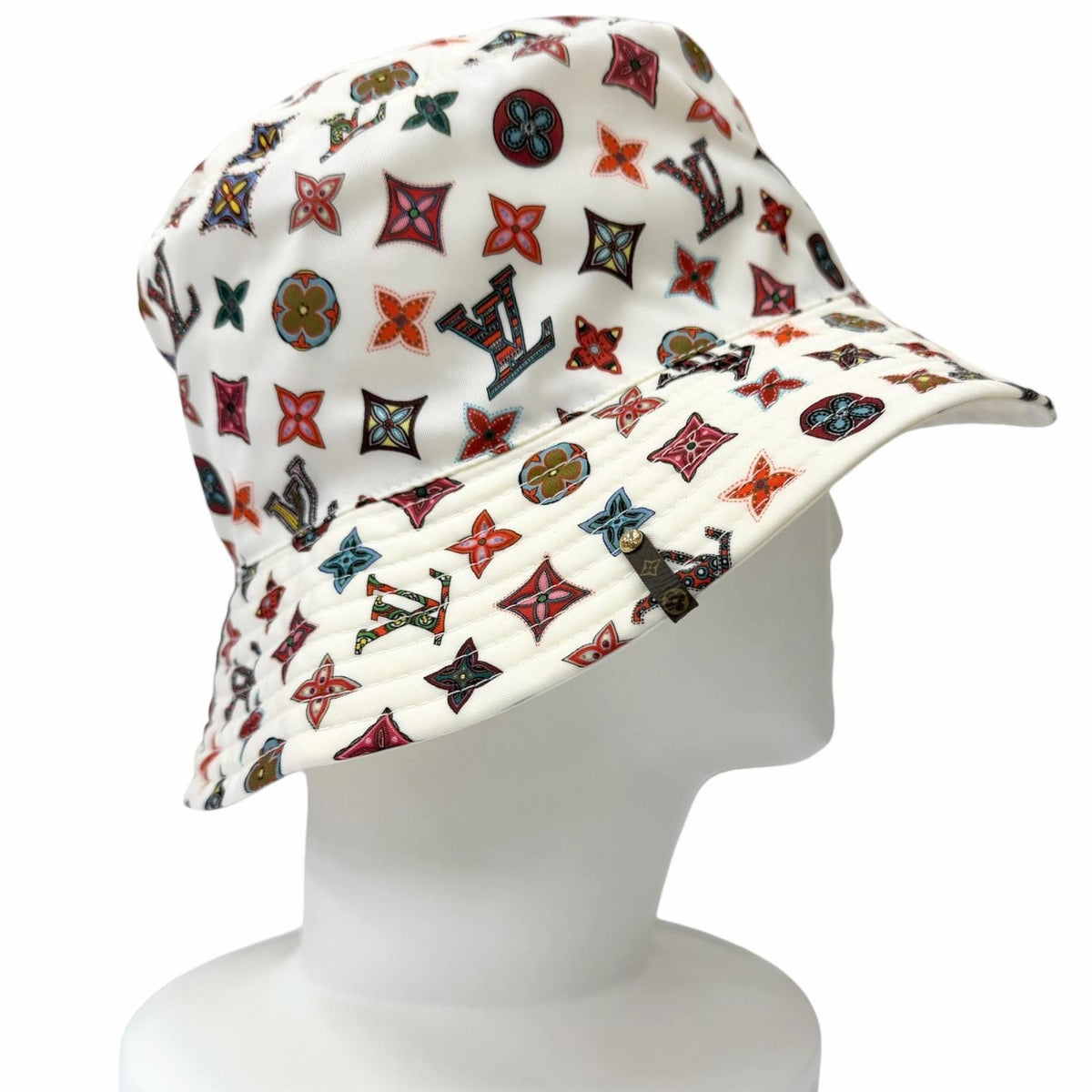 Louis Vuitton Bob Lovely Glam Bucket Hat White — view 2