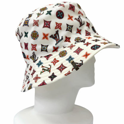 Louis Vuitton Bob Lovely Glam Bucket Hat White — view 2