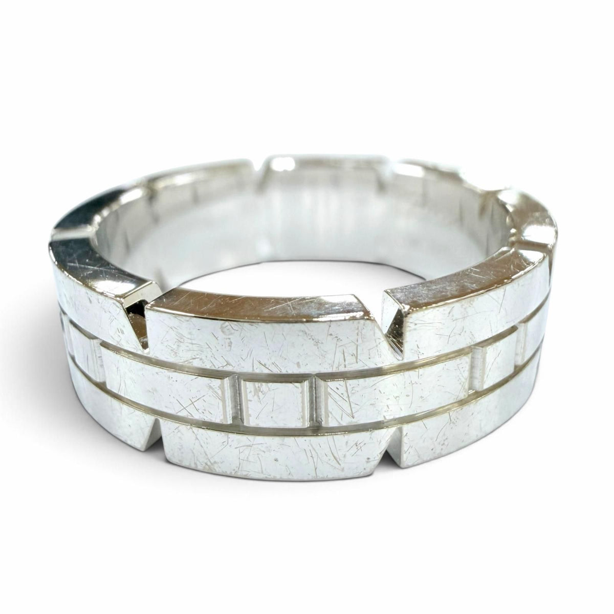 Cartier Tank Francaise SM 750 Diamond Ring White Gold 56 JP — view 3