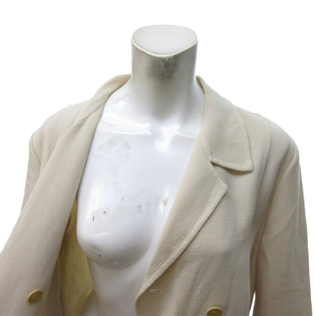 Max Mara Jacket Double White Tag Wool Beige 42 — view 4