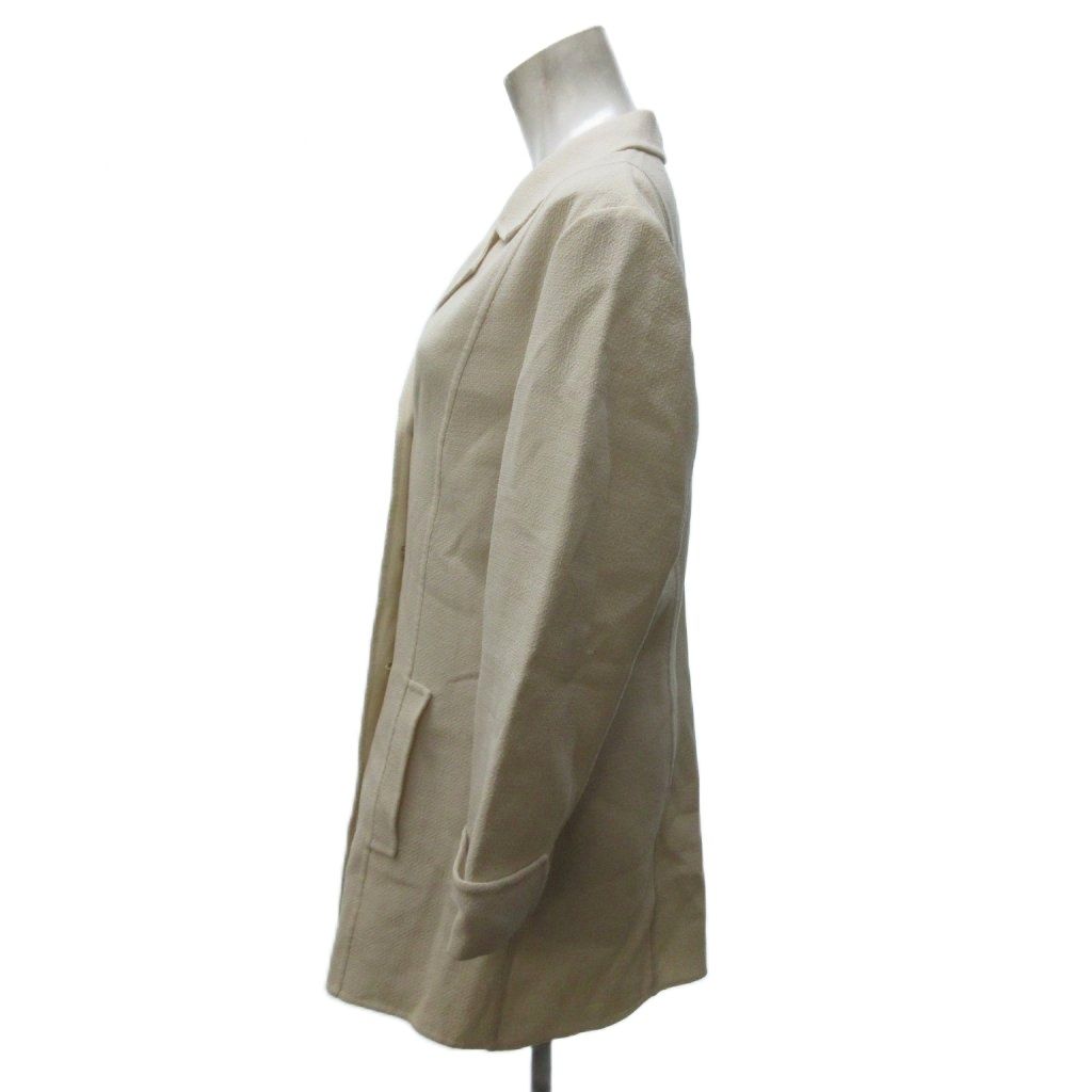 Max Mara Jacket Double White Tag Wool Beige 42 — view 2