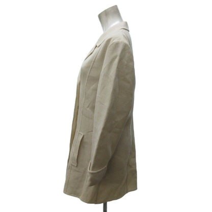 Max Mara Jacket Double White Tag Wool Beige 42 — view 2
