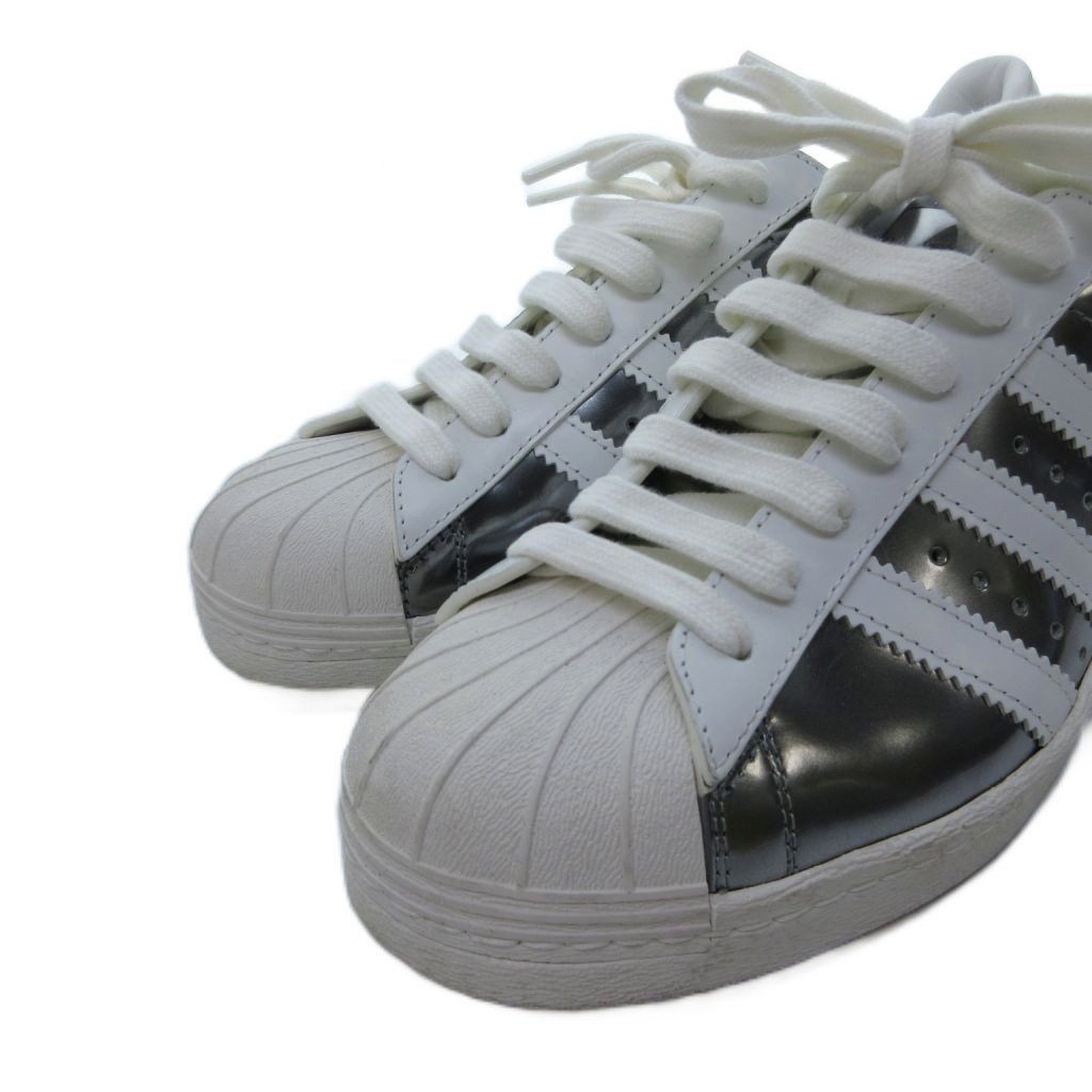 Prada Adidas Sneakers Super Star Silver Metallic Colored — view 3