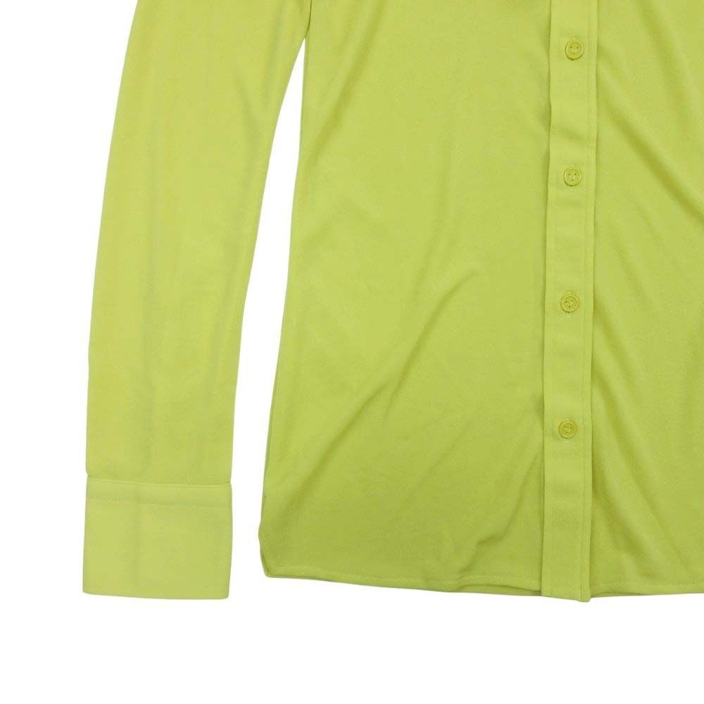 Bottega Veneta Stretch Crepe Jersey Shirt Long Sleeve Blouse Top Pistachio 36 — view 4