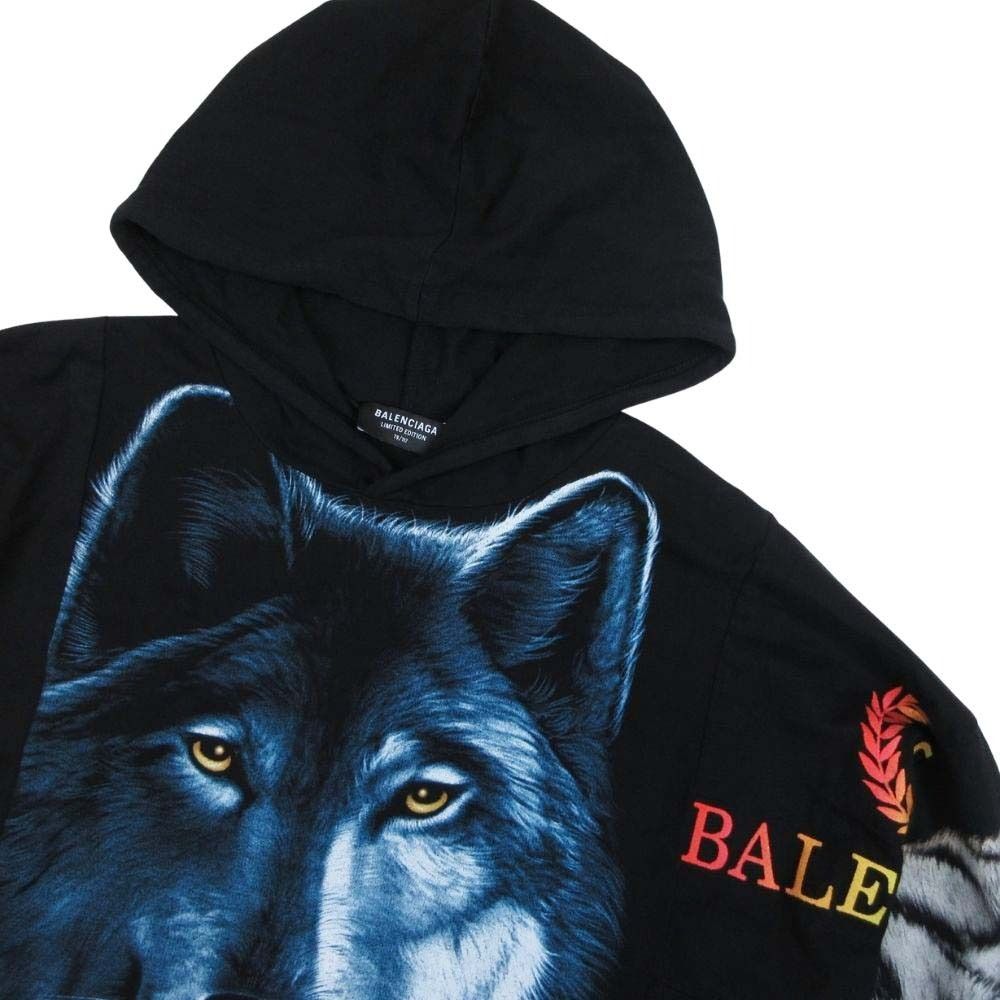 Balenciaga Limited Edition Reconstruction Hoodie Pullover Top 3 Black — view 3