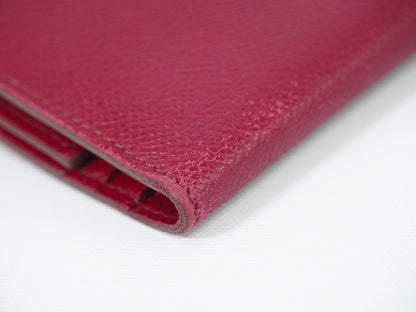 Hermes Bearn Veau Epsom Trifold Wallet Bordeaux — view 6