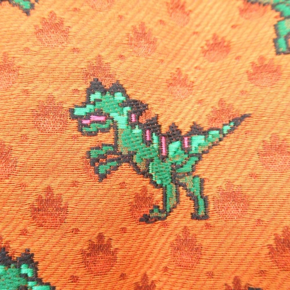 Dior Sample Dinosaur Bustier Sleeveless Top All Over Print Orange 36 — view 4