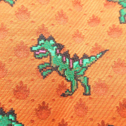 Dior Sample Dinosaur Bustier Sleeveless Top All Over Print Orange 36 — view 4