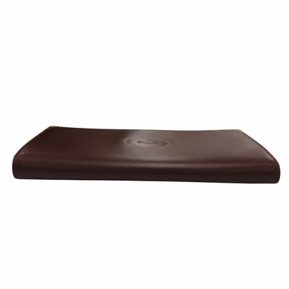 Cartier Must de Cartier C Motif Leather Wallet Bordeaux Gold — view 4