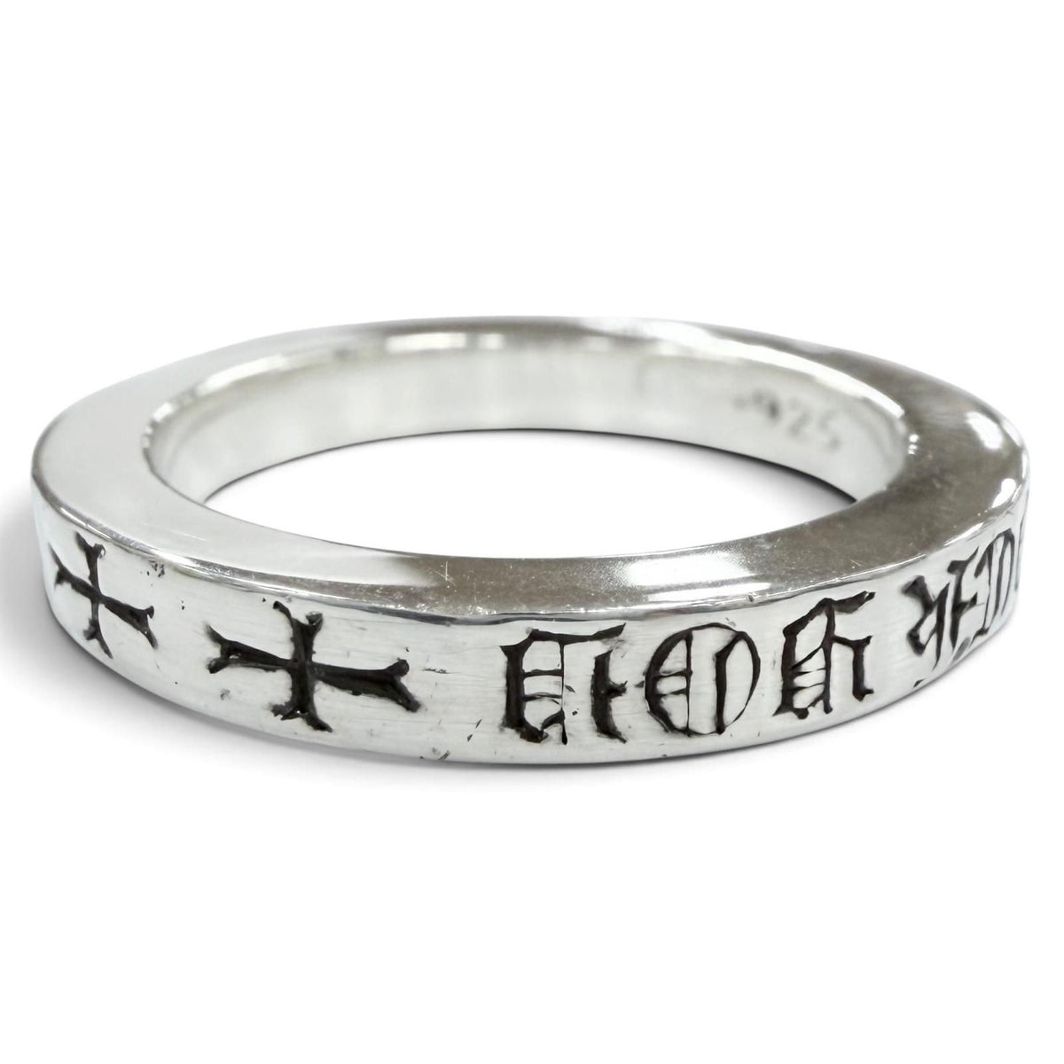 Chrome Hearts Spacer Fck You 925 Nyc Limited Ring Silver — view 5