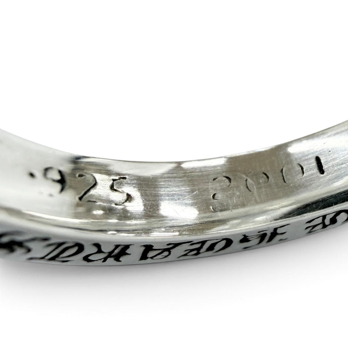 Chrome Hearts Spacer Fck You 925 Nyc Limited Ring Silver — view 7