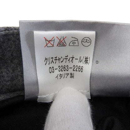 Dior Homme Hedi Slimane Era Wool Cashmere Blend Wide Pants Gray 48 — view 8