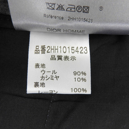 Dior Homme Hedi Slimane Era Wool Cashmere Blend Wide Pants Gray 48 — view 7