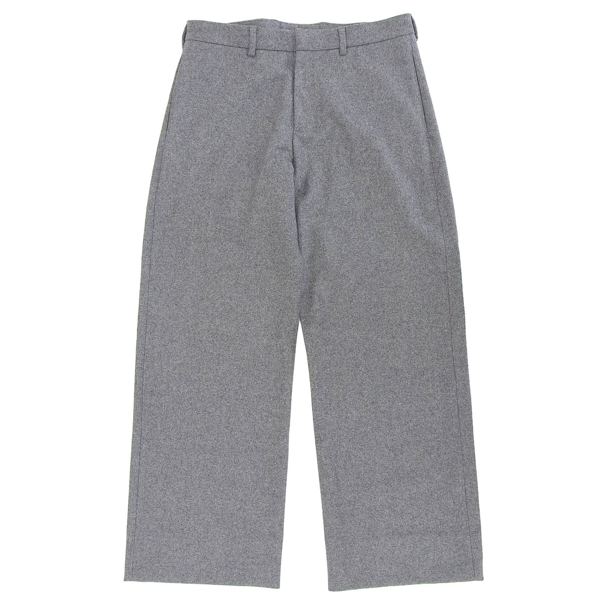 Dior Homme Hedi Slimane Era Wool Cashmere Blend Wide Pants Gray 48