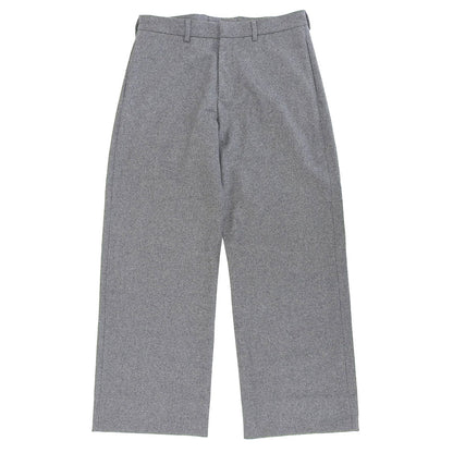 Dior Homme Hedi Slimane Era Wool Cashmere Blend Wide Pants Gray 48