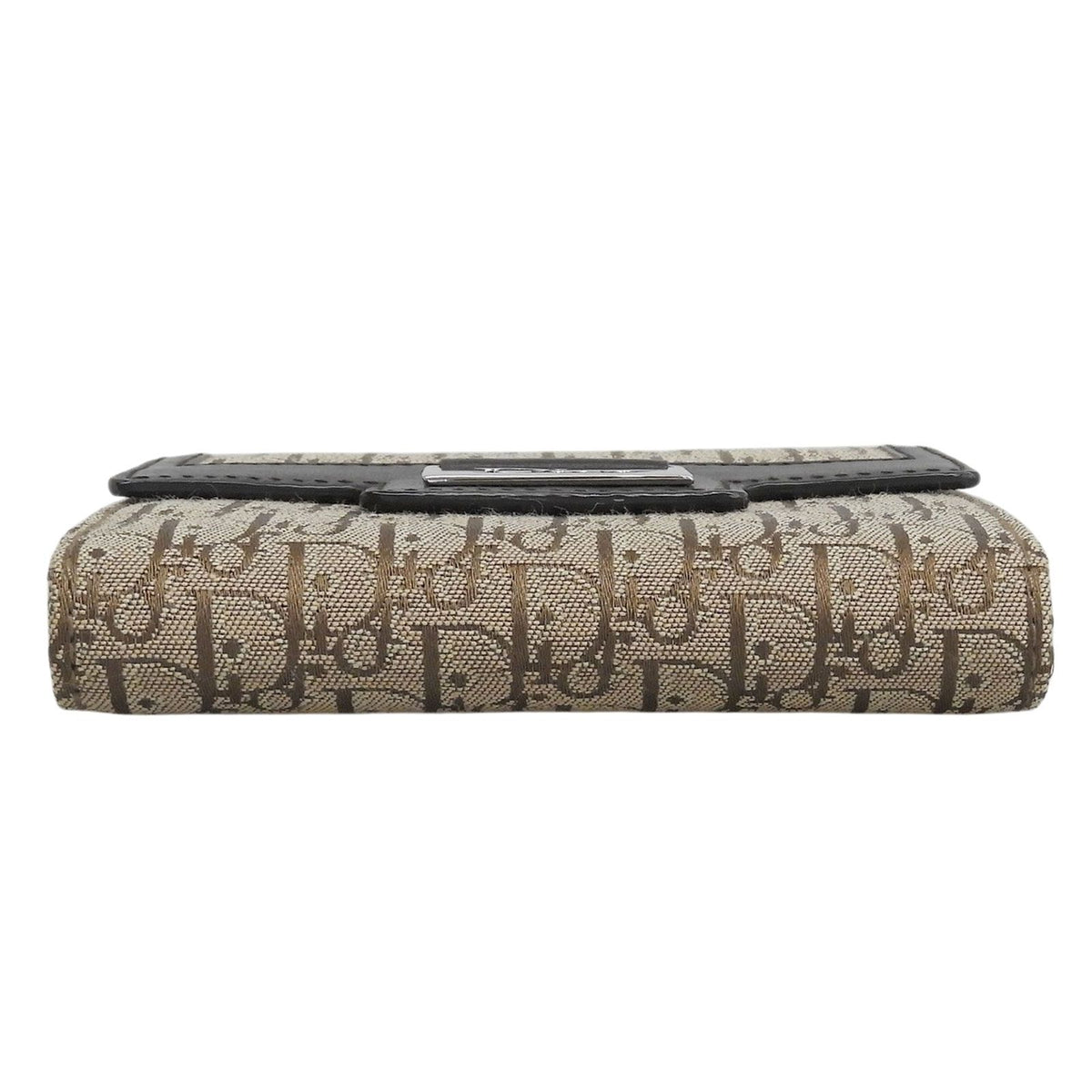 Dior Street Chic Trotter Canvas Leather Bifold Wallet — view 4